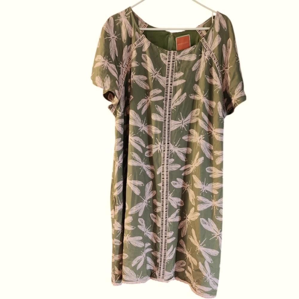 Modcloth Dress. Green with pockets